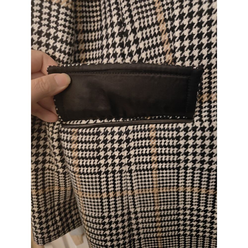 Pendleton Vintage NWOT Wool Blend Houndstooth Glen Plaid OverCoat XL Preppy Chic - Picture 8 of 9